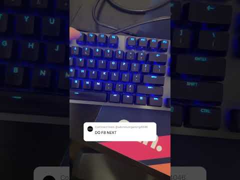 Pressing F8 on a Logitech G512 Keyboard #shorts #keyboard #logitechkeyboard #click #logitech