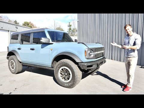 2022 Ford Bronco Badlands Sasquatch: POV Start Up, Exhaust, Walkaround and Review