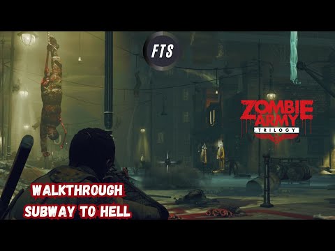 Zombie Army Trilogy | Subway To Hell | Difficulty Marksman | Beth Coleman | No Commentary