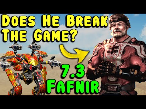 GameBreaking? New 7.3 FAFNIR Pilot Mk3 Gameplay - War Robots Update WR