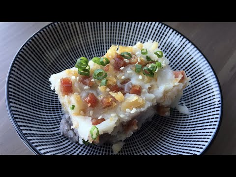 Chinese Taro Cake (Woo Tau Goh)