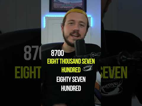 Numbers Greater Than 1000 - ENGLISH CLASS!