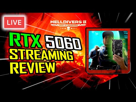 🔴 RTX 5060 Live STREAMING Test + Review!! Is it Really that BAD???! 😱🚀💥