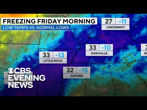 Millions facing winter weather conditions