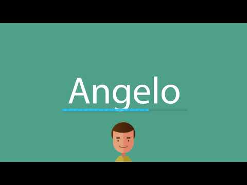 Angelo pronunciation