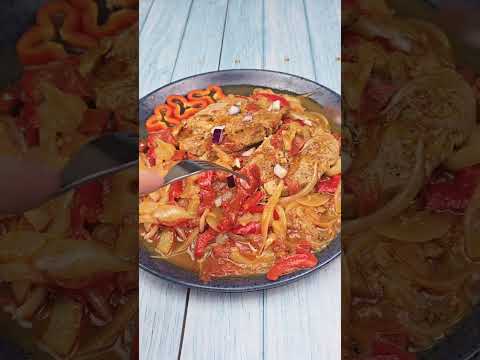 Lecsós Szelet Recipe: Hungarian Pork with Pepper & Tomato Stew