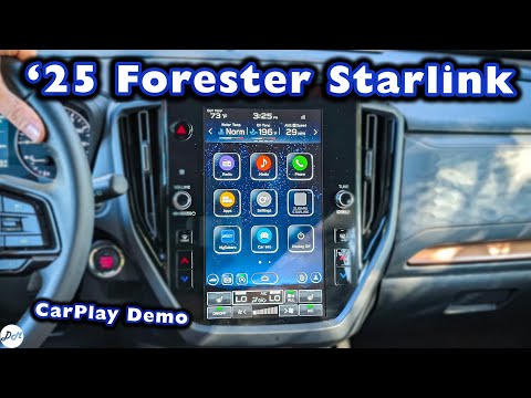 2025 Subaru Forester – Starlink 11.6" Infotainment Review | Touchscreen, Apple CarPlay, Bluetooth