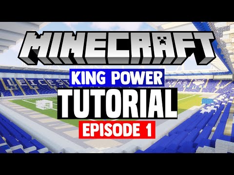 cmin2getcha plays - Minecraft Stadium Builds: King Power Stadium [1] Pitch/Pitchside