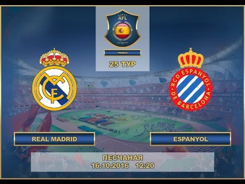 AFL. Spain. Premiere League. 25 tour. Real Madrid - Espanol