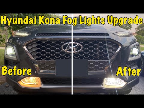 Upgrading Hyundai Kona's Fog Lights to AISKITS LED Bulbs