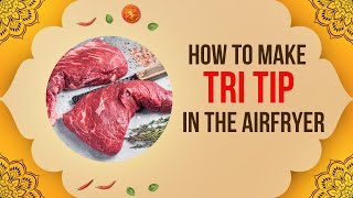 Airfryer Tri Tip! I can't believe how well this came out!