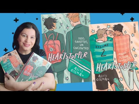 HEARTSTOPPER 📘VOLUME 1 E 2 📘coisa mais linda essas HQS!!!🏳️‍🌈