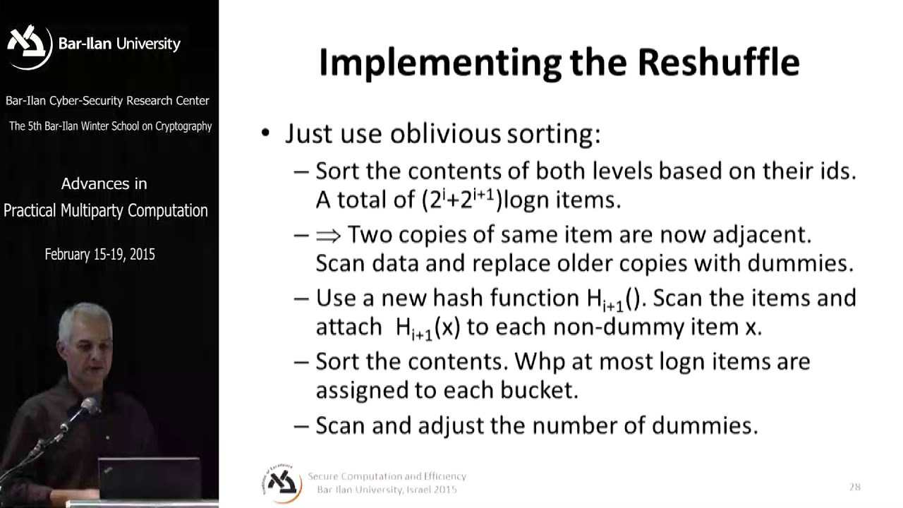 ORAM - Prof. Benny Pinkas