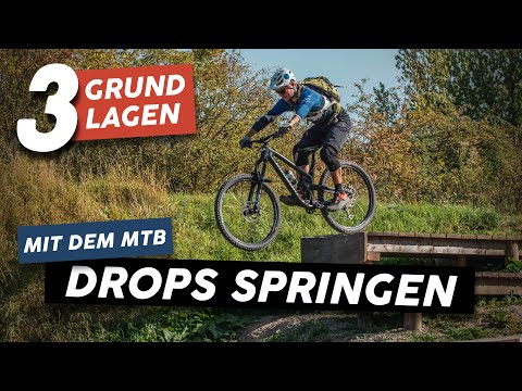 Drops springen mit dem MTB | 3 Fahrtechnik-Grundlagen für Drops