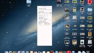 How to change desktop icon size on Mac OS