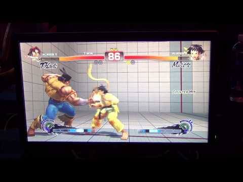 WNF Super Street Fighter 4 AE Spawn of God (T.Hawk) vs Team Seaslug (Makoto)