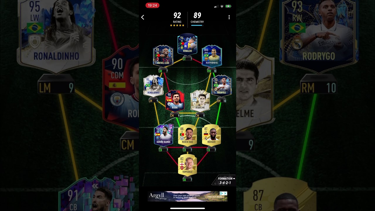 Full madfut team that starts with the letter R #madfut #football #kingkian0403