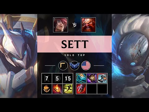 Sett Top vs Gragas - NA Diamond Patch 25.21