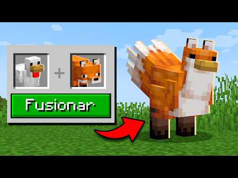 Minecraft, pero FUSIONÉ TODOS los MOBS