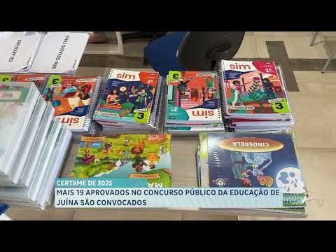 MAIS 19 APROVADOS NO CONCURSO PÚBLICO DA EDUCAÇÃO DE JUÍNA SÃO CONVOCADOS