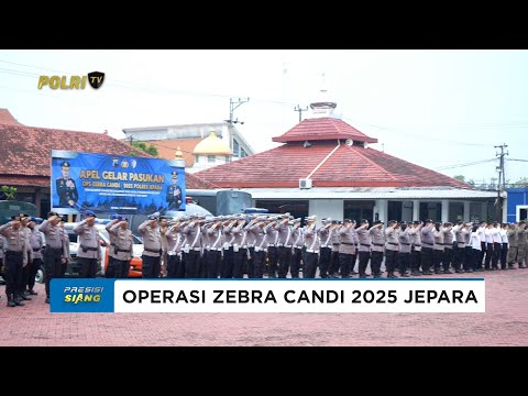 POLRES JEPARA LAKSANAKAN OPERASI ZEBRA CANDI 2025 TEKAN LAKA LANTAS JELANG NATARU