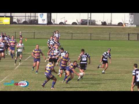 2016 NHRU Round 6 Prem 2 Highlights Hamilton V Nelson Bay