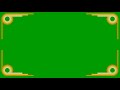 Border Animation Chroma Key Effect Green Screen Animation