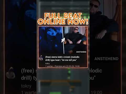 (free) sierra kidd x mizeb (melodic drill) type beat | "let me tell you" #beatbreakdown #shorts