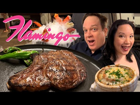 The Flamingo Las Vegas ULTIMATE Steak Dinner! Bugsy & Meyer's Steakhouse Restaurant Review