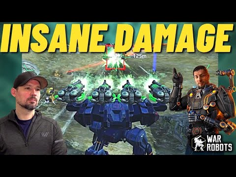 War Robots Behemoth with New Pilot Andrey Kvasov,  huge damage and durability