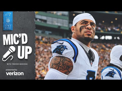 Tre'von Moehrig Mic’d Up for Week 9 Win vs Green Bay Packers | Carolina Panthers