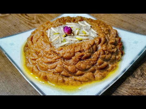 طرز تهیه حلوا سمنو |اموزش درست کردن سمنو مقوی برای افراد ضعیف | اموزش حرفه ای اشپزی ایرانی