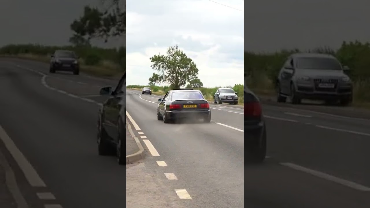 Audi S8 With RS6 Engine Swap💥 Incredibly Loud Bangs🔥 #engineswap #audis8 #shorts