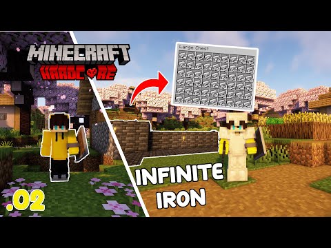 Razeoont - Game-Changing Unlimited Iron Farm Build: Minecraft Hardcore #2