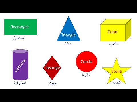 الاشكال الهندسية بالانجليزي
