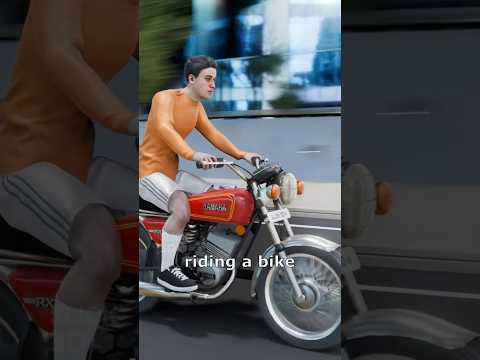 This Is How Most Bike Accidents Happen😨💥#bike  #3danimation #motorcycle #rx100 #slick3d #shortfeed