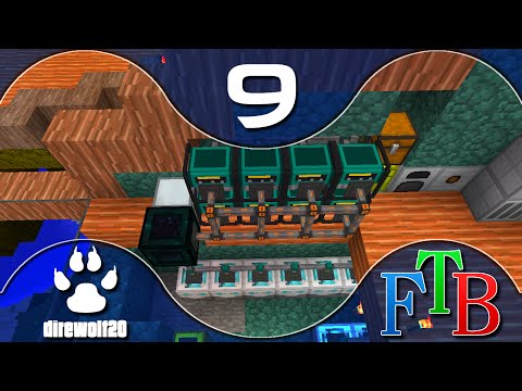 FTB Direwolf20 1.7 ~ Ep 9 ~ Ender Upgrades!