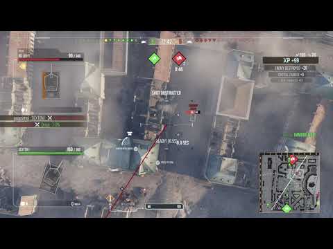 Sexton III - 5 kills and a Starks medal in Himmelsdorff (World of Tanks) - PS4