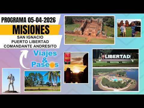 #ViajesyPaseos - Misiones - SAN IGNACIO y RUINAS - PUERTO LIBERTAD   ANDRESITO - 05/04/2026