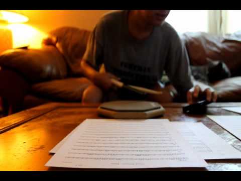 UMass Drumline Audition - Cymbals