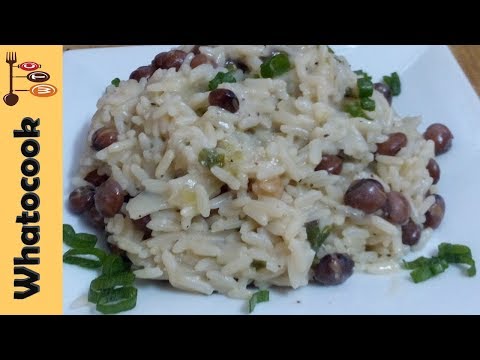 Caribbean Pigeon Peas And Rice Recipe | #vegandeatz | whatoocook com