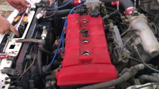 How To Change Spark Plugs DIY Off An Acura Integra b18b1