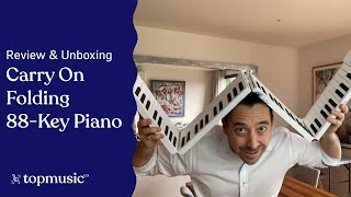 Video thumbnail for Carry On Folding Piano Review by TopMusicCo - Tim Topham