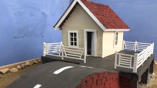 DIY mini house making with Bricks Science Project | AA Mini Creator 