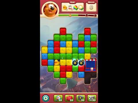 Toon Blast Level 7175 - NO BOOSTERS 🐻🐺🐱 | SKILLGAMING ✔️