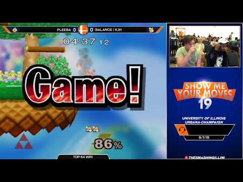[SMYM 19] Pleeba (Sheik) vs. Balance | KJH (Fox) SSBM Singles