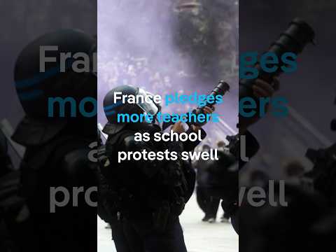 France pledges more teachers as protests swell | DW News