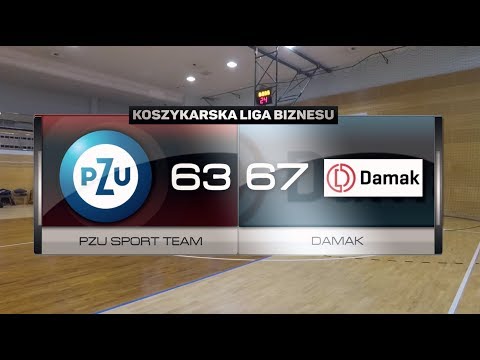 PZU Sport Team vs Damak - XI kolejka - I Liga Warszawa - Koszykarska Liga Biznesu