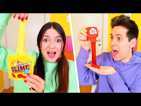 PROVIAMO LO SLIME A FORMA DI CIBO! SKIFIDOL FOOD SLIME!!