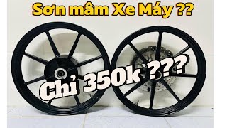 Sơn cặp Mâm xe máy chỉ 350k ??? Chất lượng ??? #baonhotvungtau #sơnxe